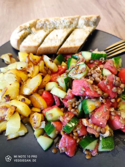 Melonen - Gurkensalat