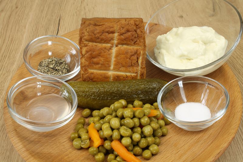 Vleischsalatzutaten